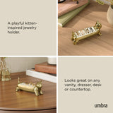 Ali Cat Ring Holder - Brass