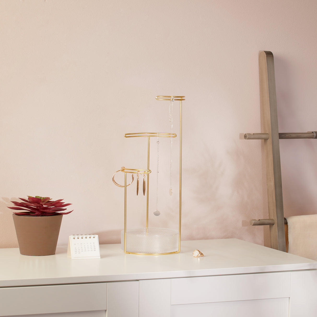 Tesora Jewellery Stand - Brass