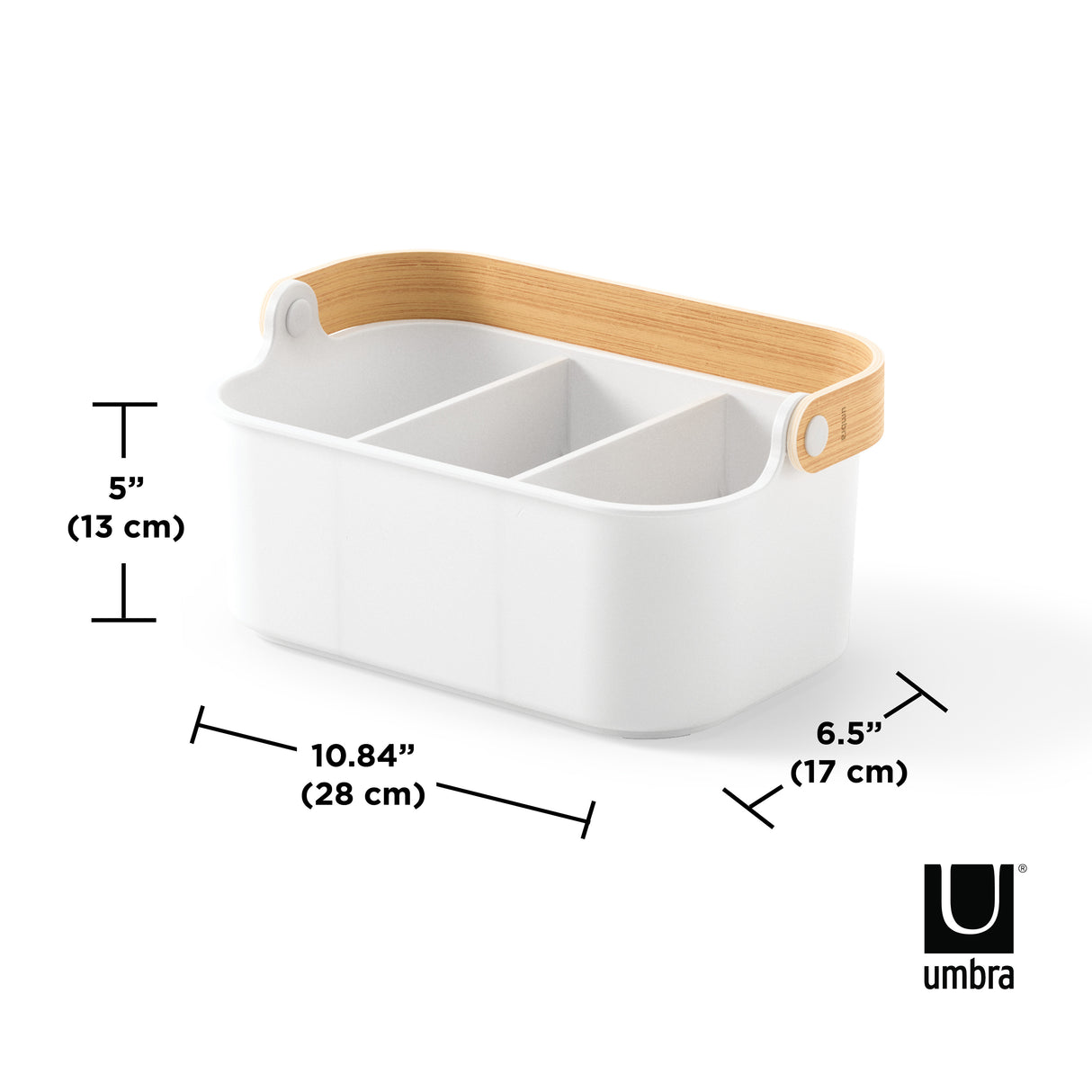 Bellwood Storage Bin - Medium - White/Natural