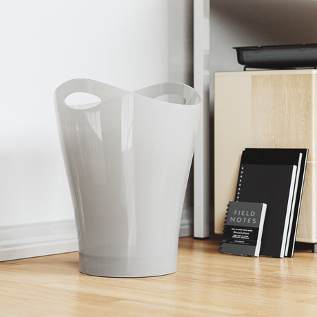 Garbino Rubbish Bin - Metallic White