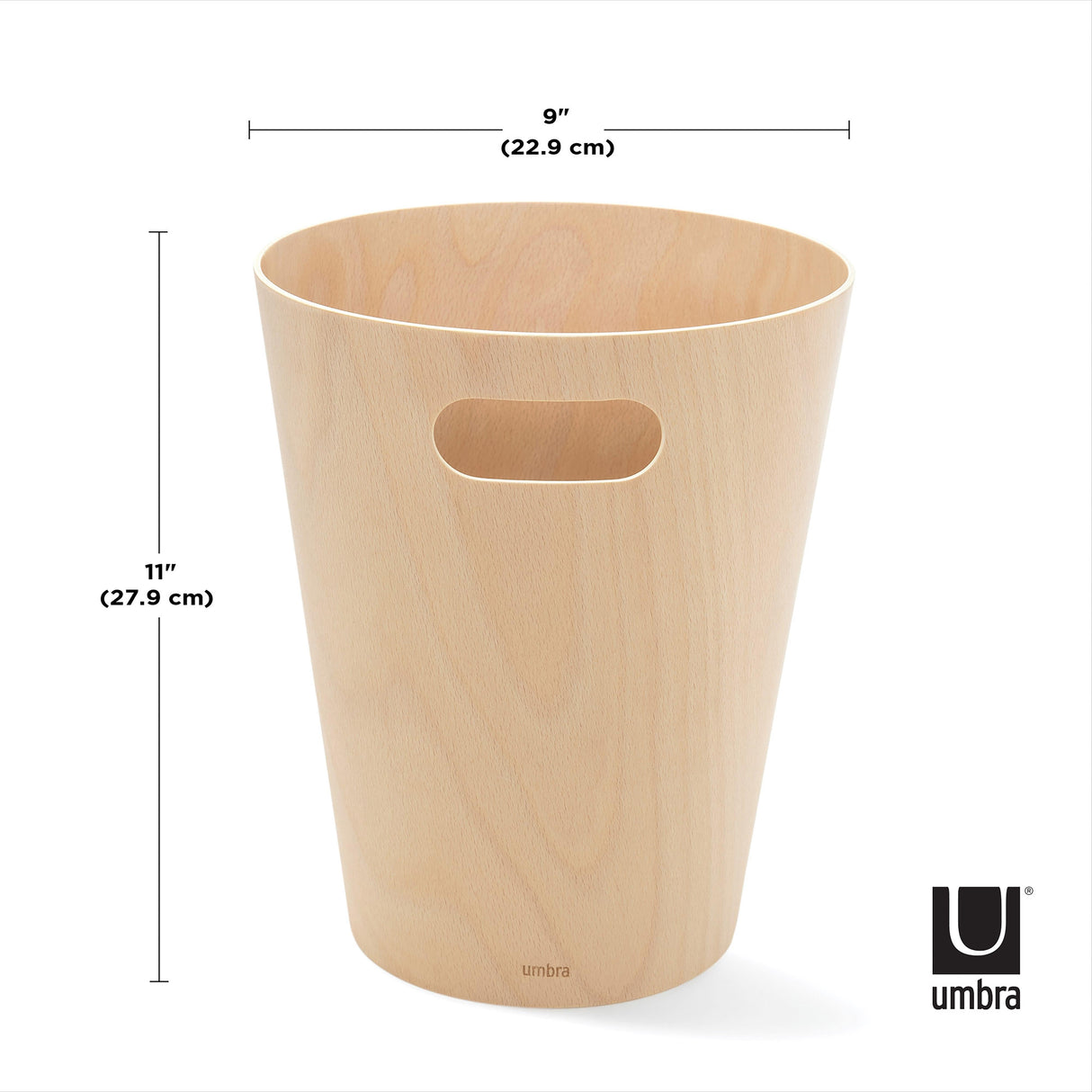 Woodrow Rubbish Bin - Natural