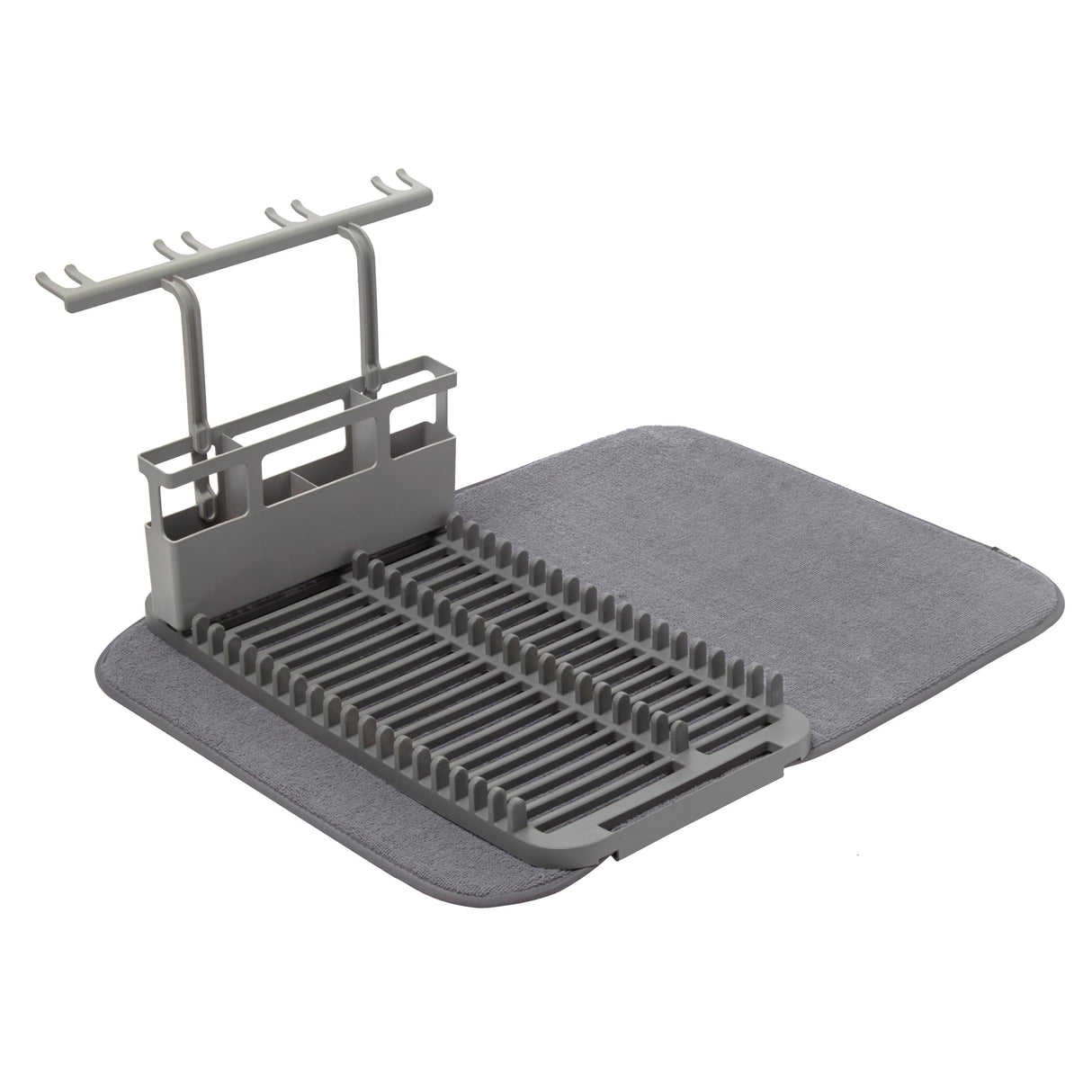 UDry Dish Rack with Dry Mat - Charcoal