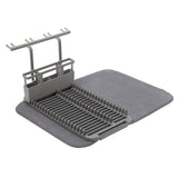 UDry Dish Rack with Dry Mat - Charcoal