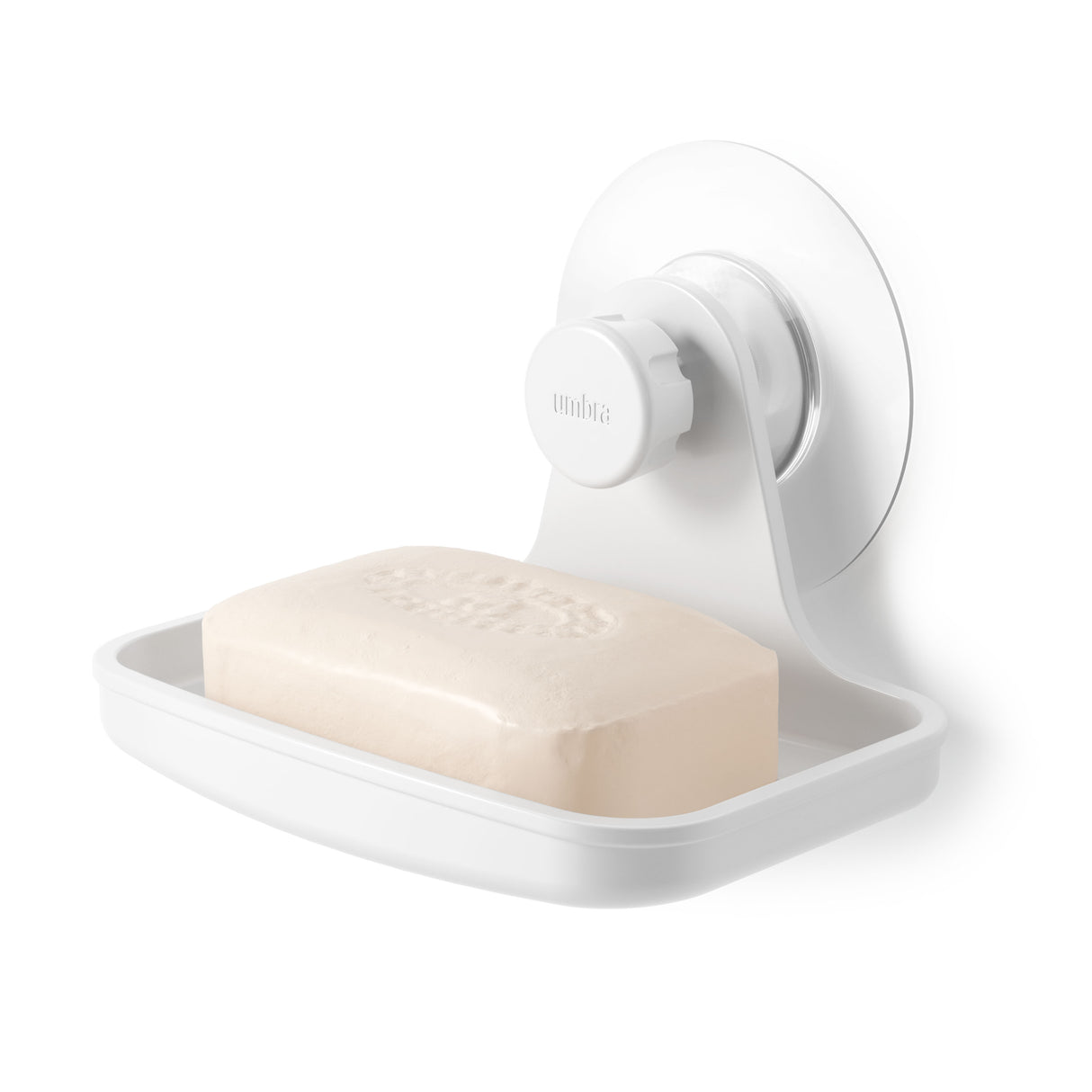 Flex Adhesive Soap Dish - White