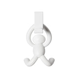 Buddy Over-The-Door Single Hook - Set of 2 - White