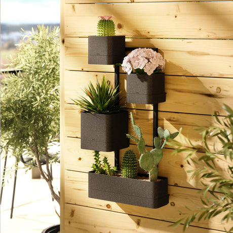 Cubiko Wall Planter - Black