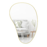 Hubba Pebble Wall Mirror - Brass