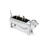 Dachsie Ring Holder - Chrome