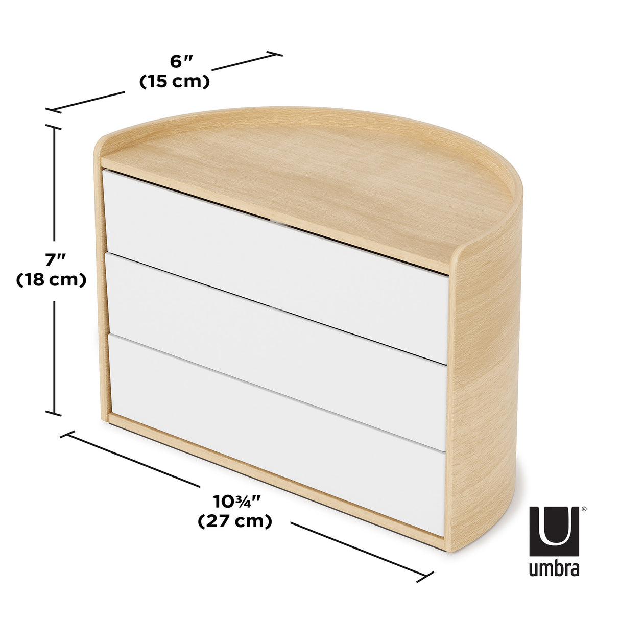 Moona Storage Box - White/Natural